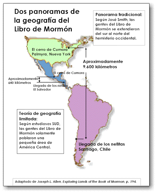 Dos panoramas de la geografia del Libro de Mormón