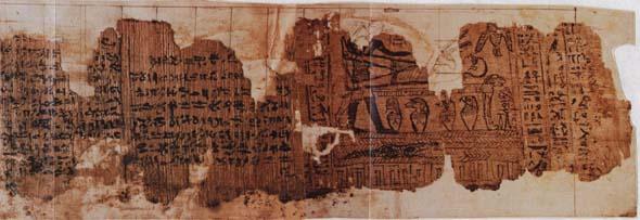Rollo de papiro actual del Libro de Abraham