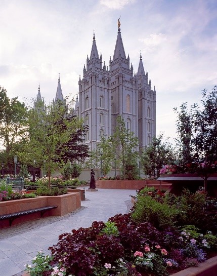 Salt Lake Temple, in Salt Lake City, Utah