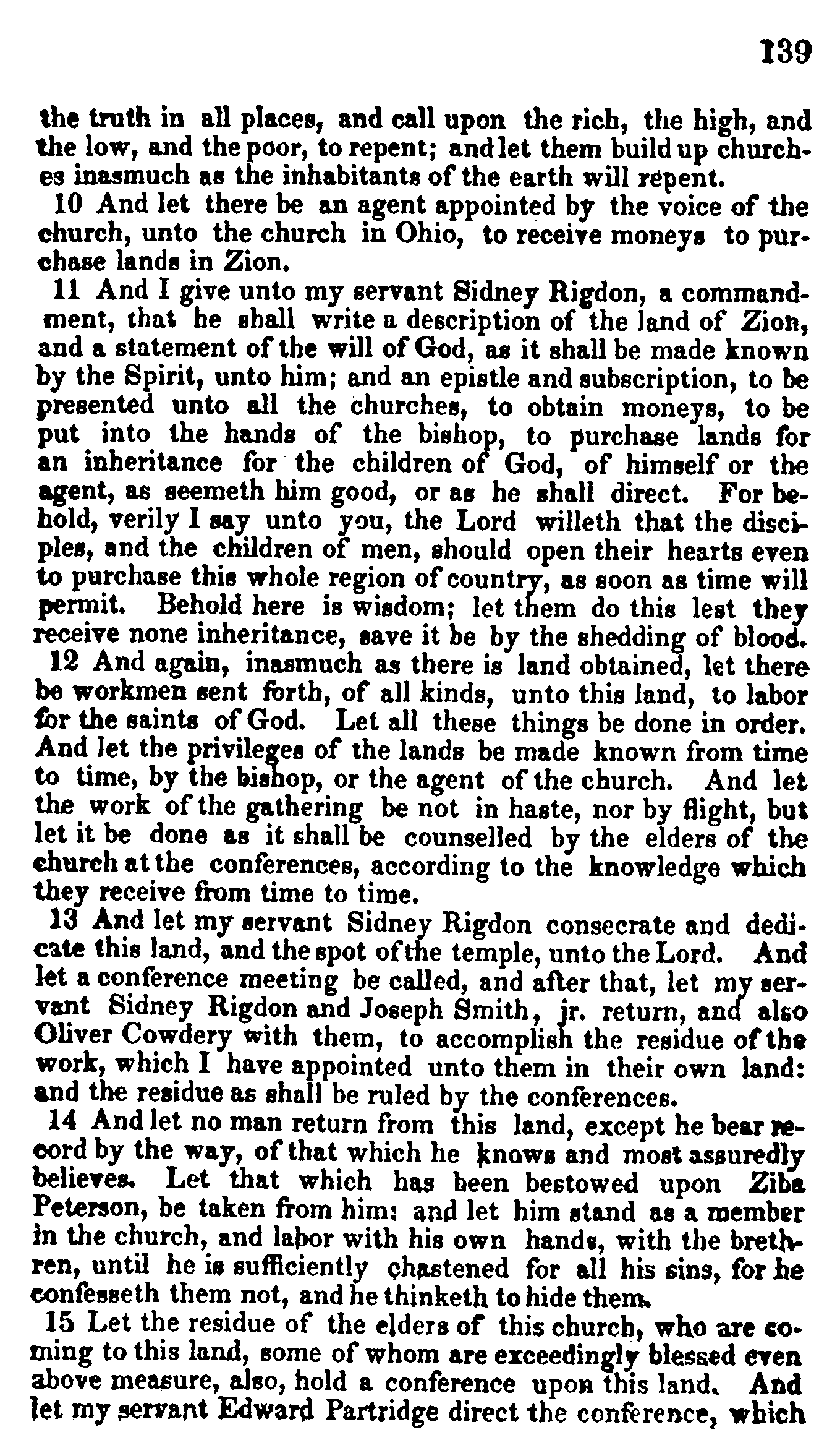 Doctrine And Covenants Page 139