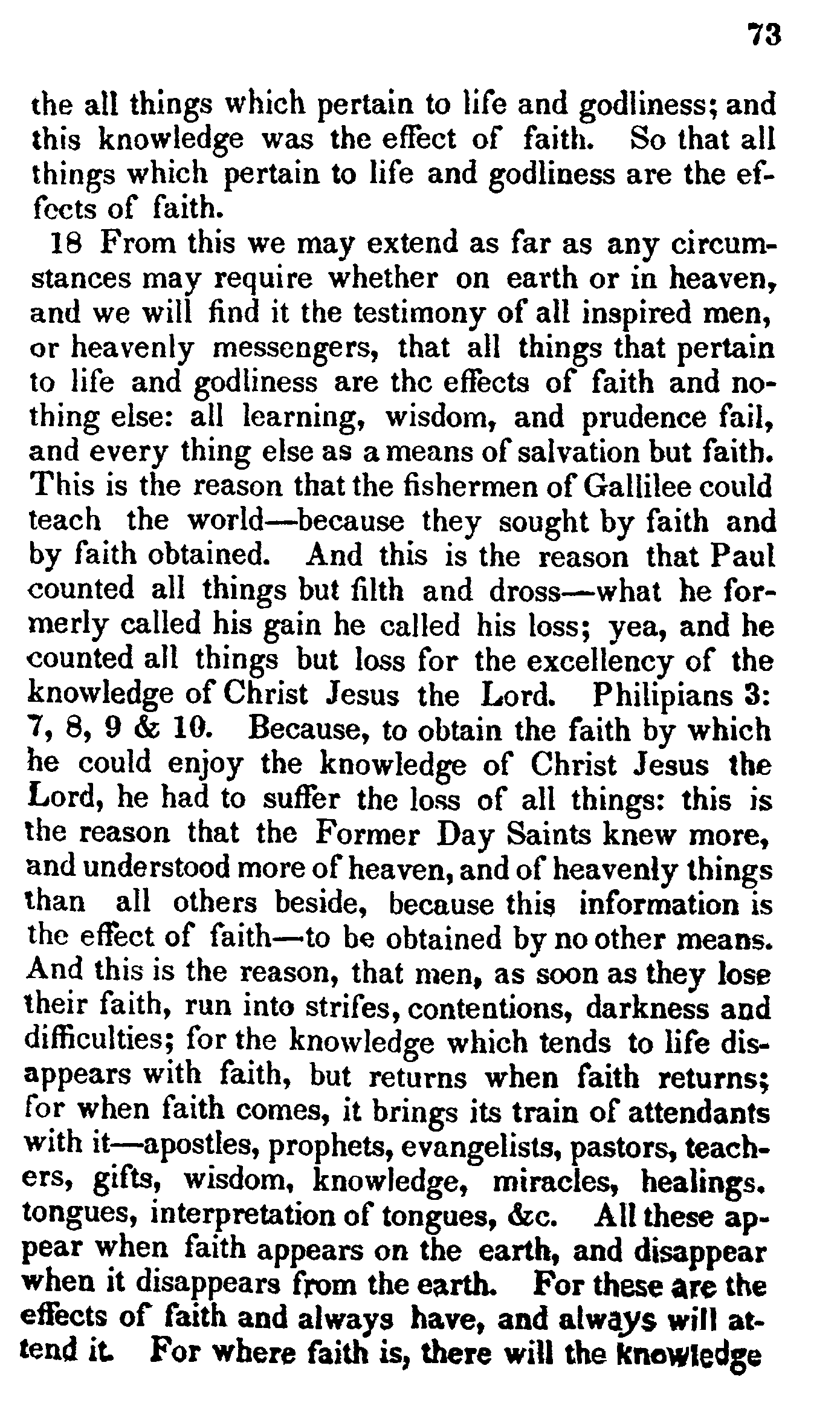 Doctrine And Covenants Page 73