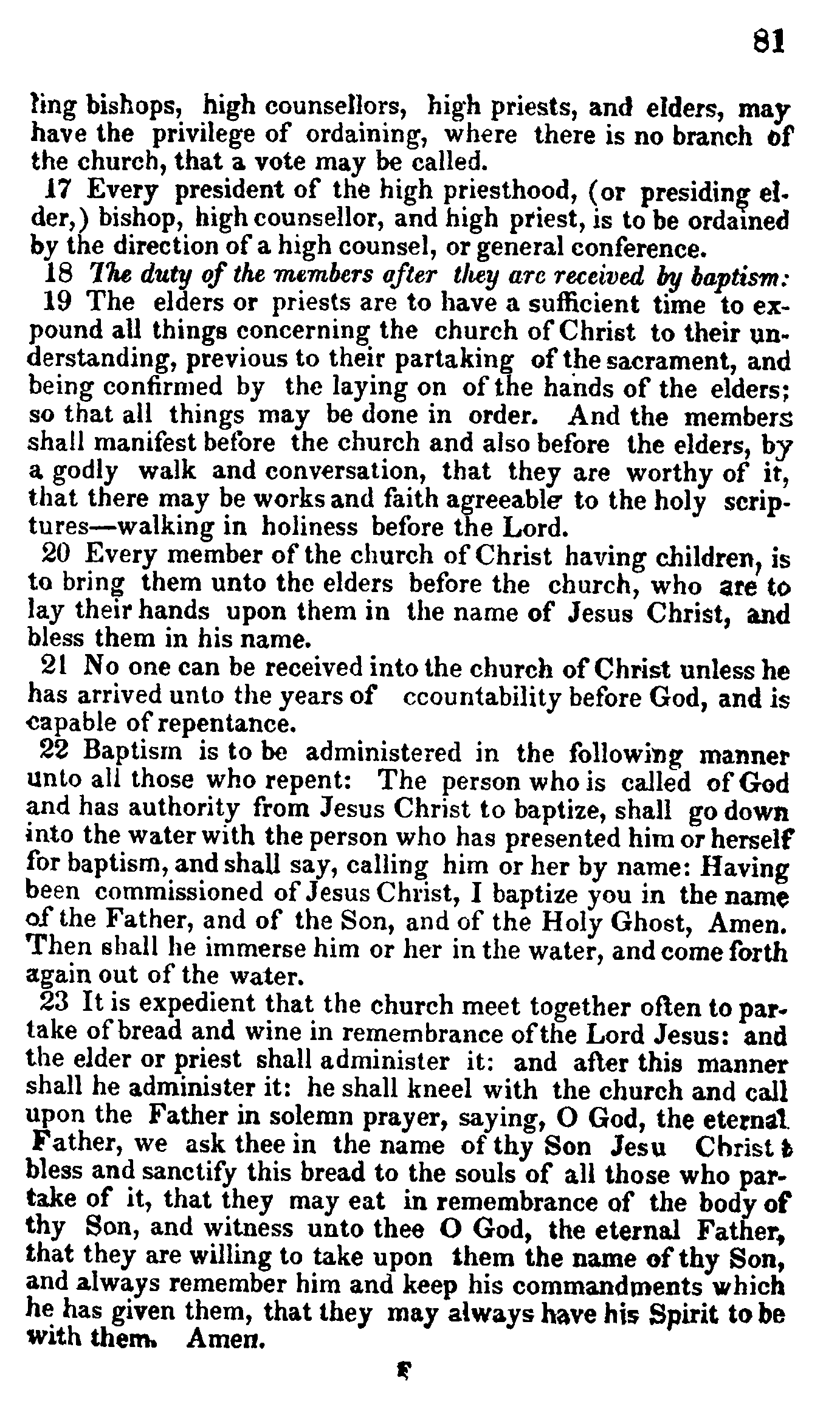 Doctrine And Covenants Page 81