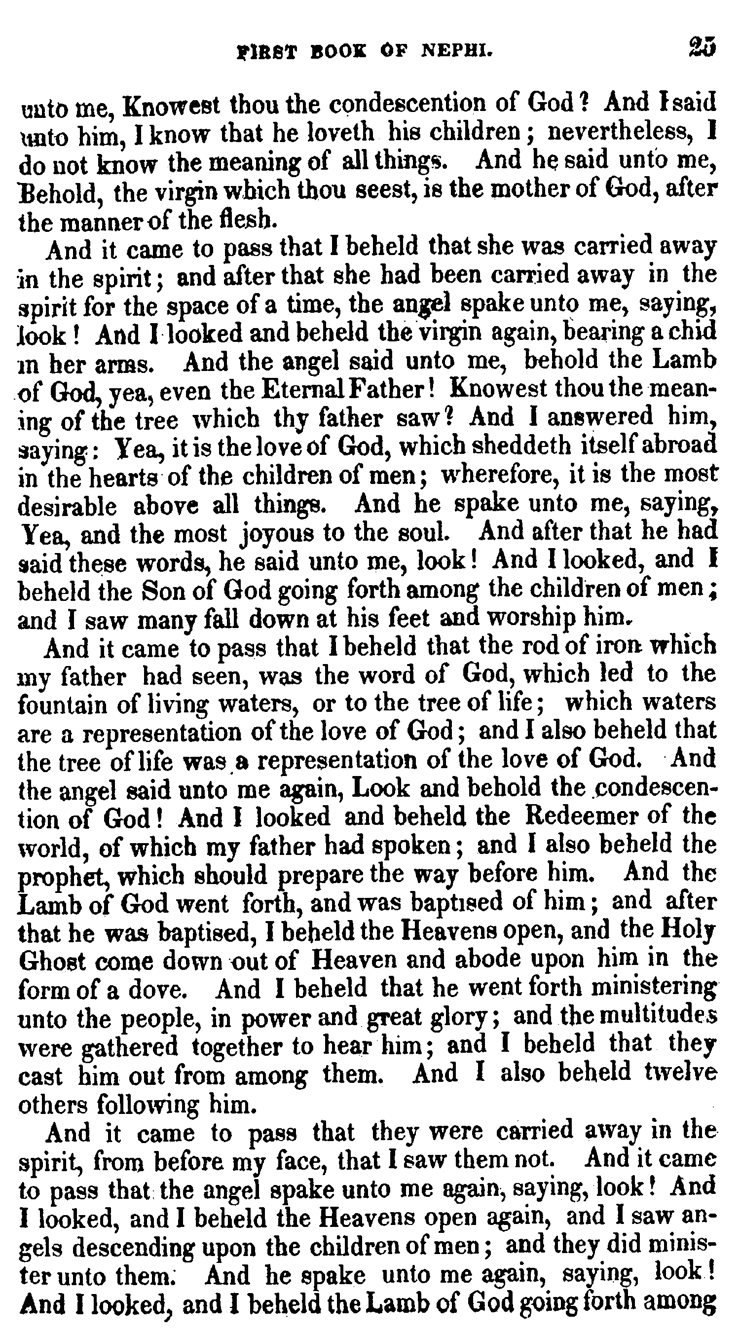 Book of Mormon (1830 ed.), 1 Nephi p. 25