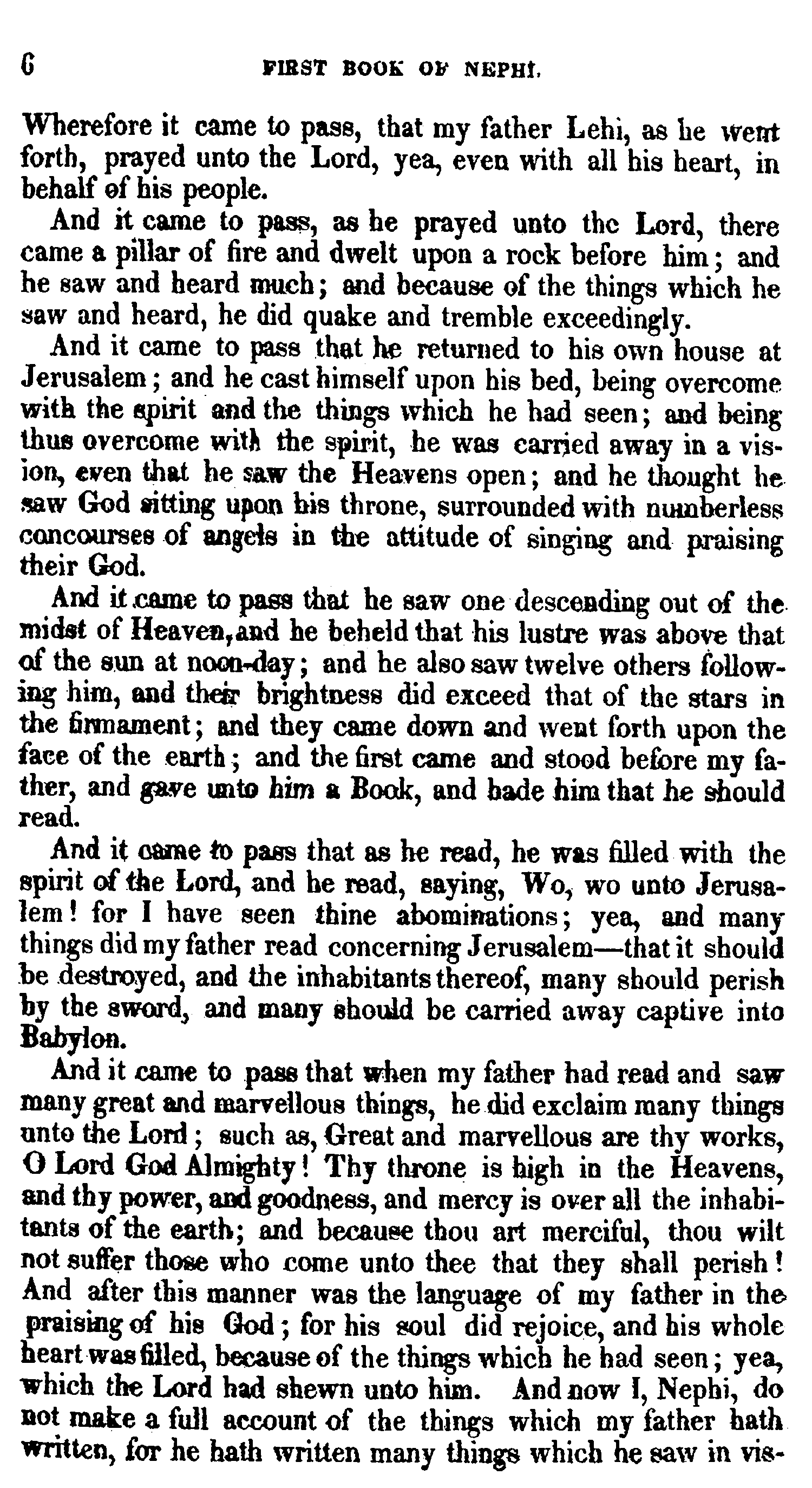 Book Of Mormon Page 6