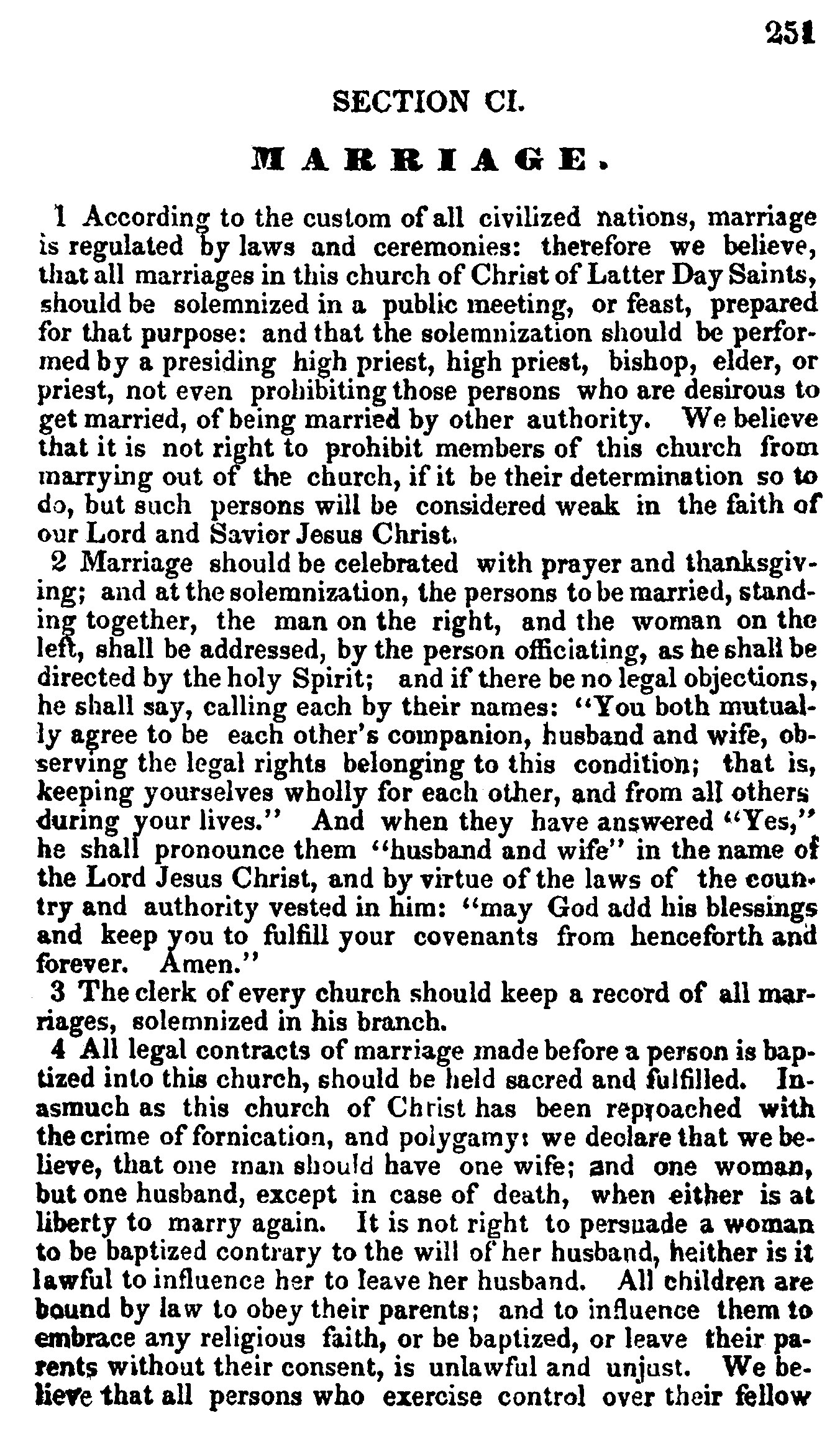 Doctrine And Covenants Page 251