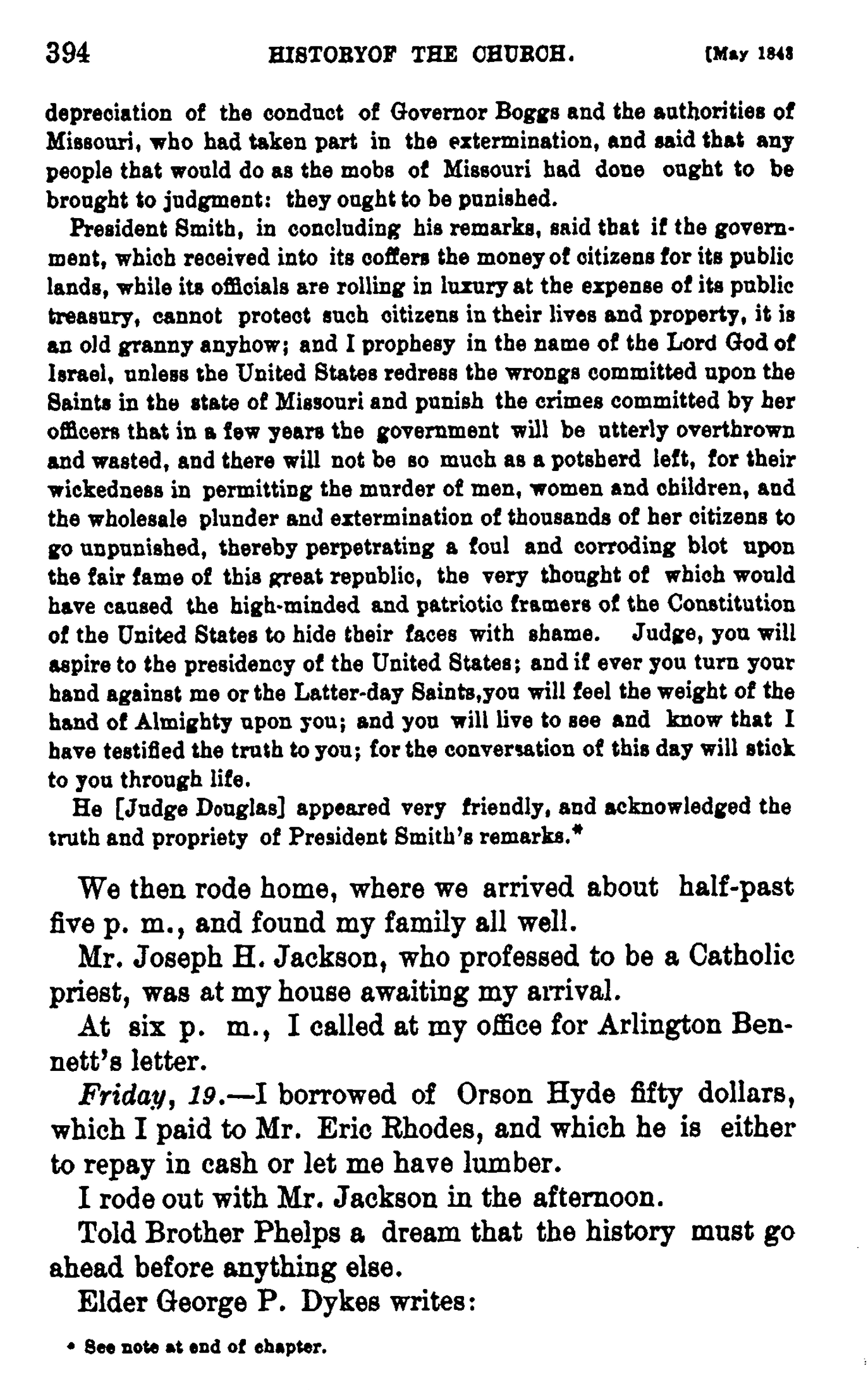 History of the Church, vol. 5, p. 394