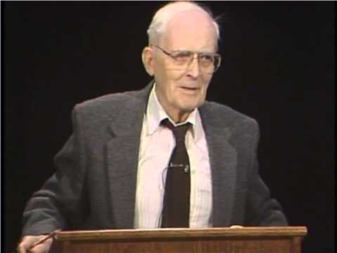 Hugh Nibley (1910-2005), notável estudioso do livro de Mórmon; also Mormon apologist