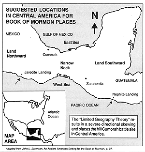 Suggested locations for Book of Mormon places