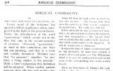 "Biblical Cosmogony" Article, Contributor Vol. 8 Page 218