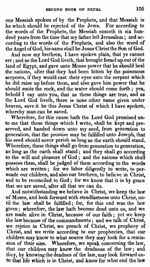 Book Of Mormon - 2 Nephi - Page 105