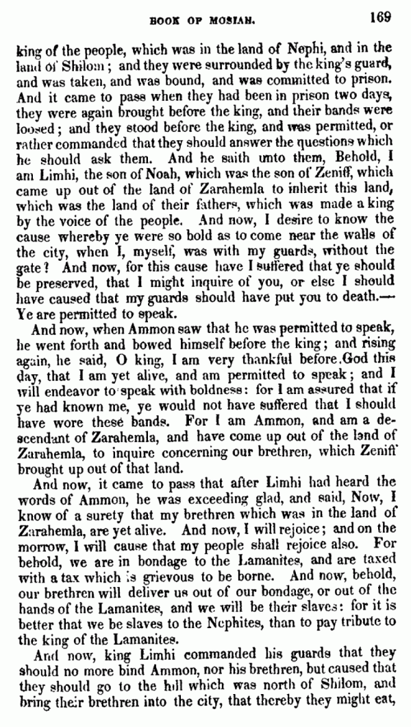 Book Of Mormon - Mosiah - Page 169