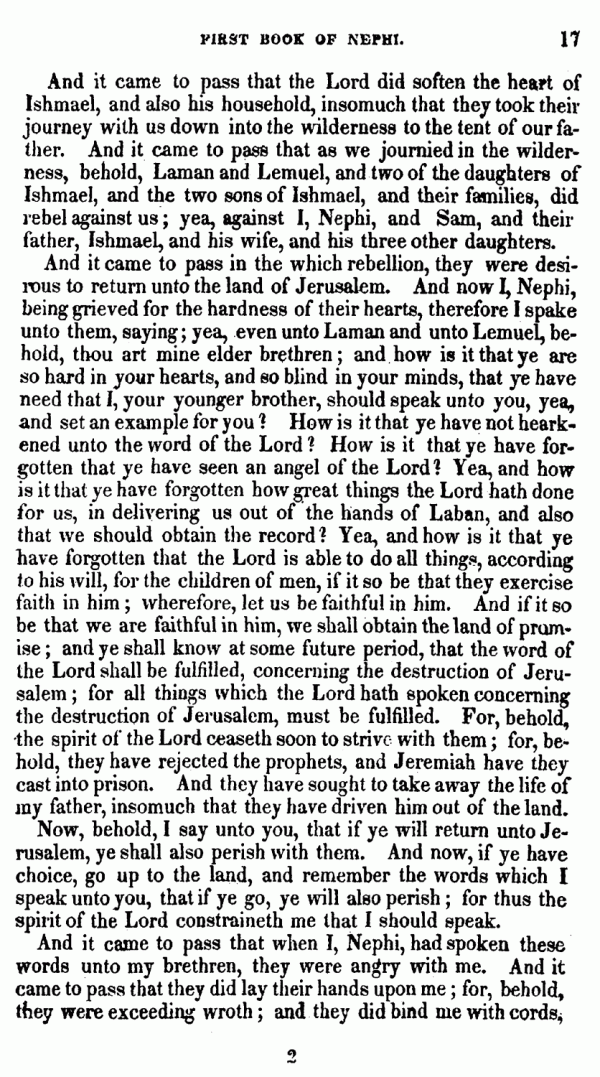 Book Of Mormon - 1 Nephi - Page 17