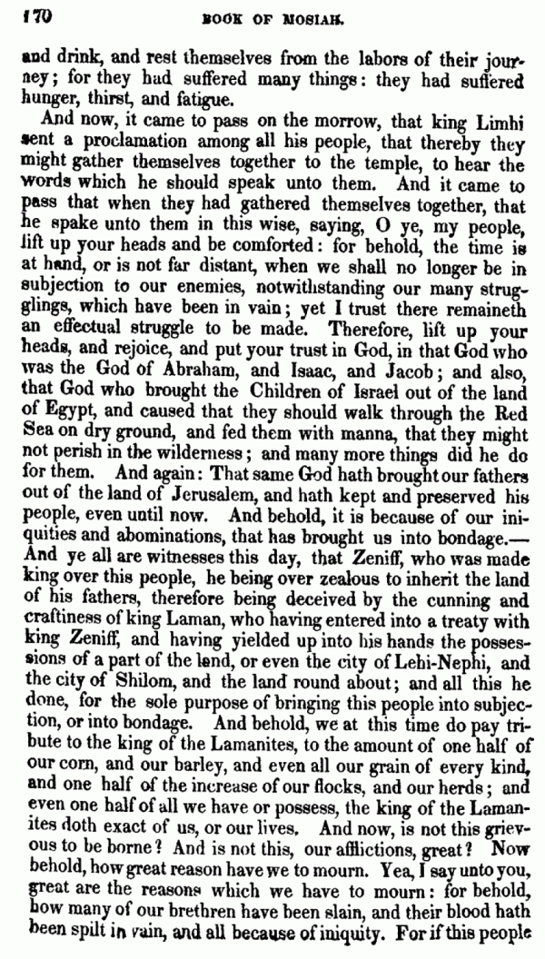 Book Of Mormon - Mosiah - Page 170