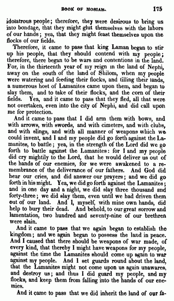 Book Of Mormon - Mosiah - Page 175