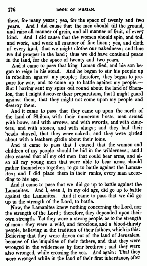 Book Of Mormon - Mosiah - Page 176