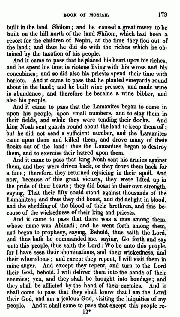 Book Of Mormon - Mosiah - Page 179