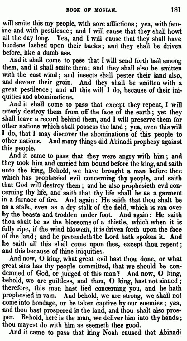 Book Of Mormon - Mosiah - Page 181