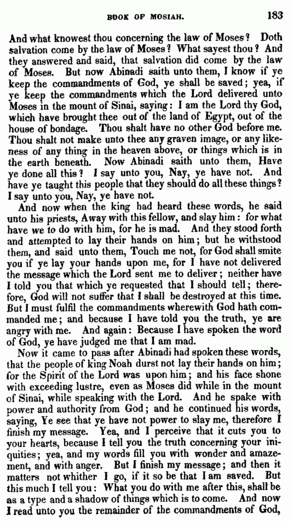 Book Of Mormon - Mosiah - Page 183