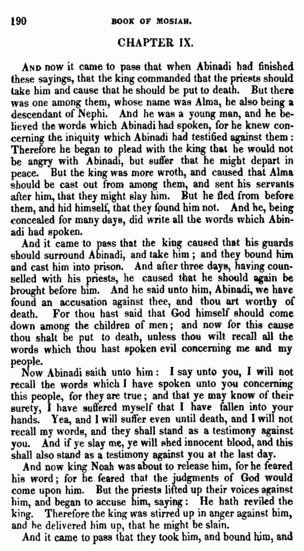 Book Of Mormon - Mosiah - Page 190