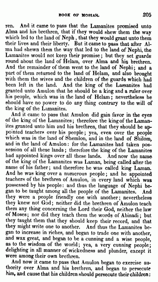 Book Of Mormon - Mosiah - Page 205