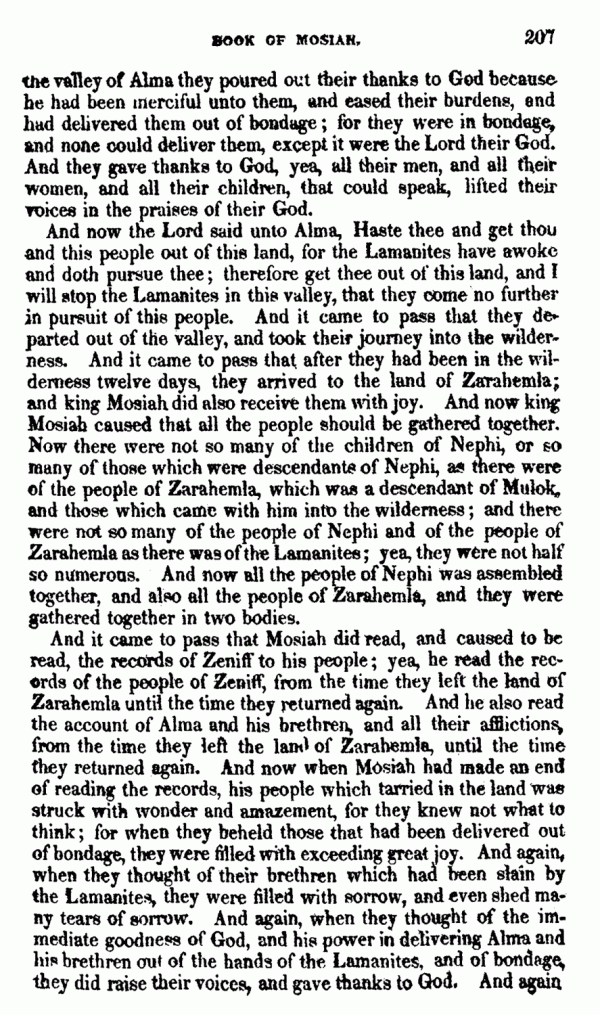 Book Of Mormon - Mosiah - Page 207