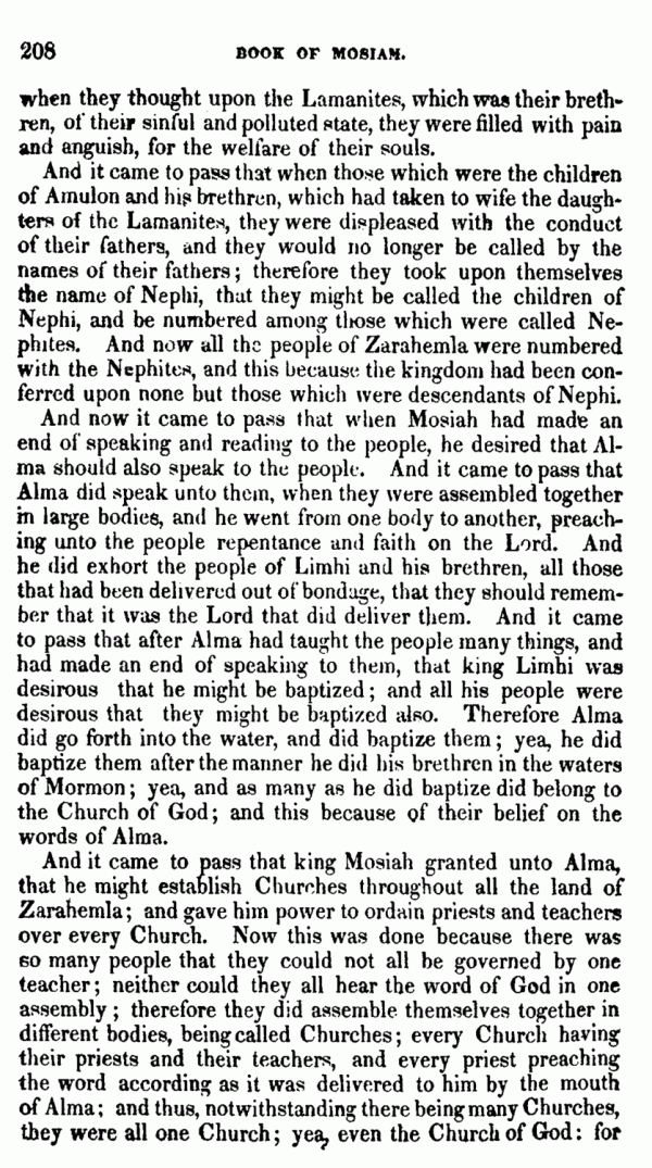 Book Of Mormon - Mosiah - Page 208