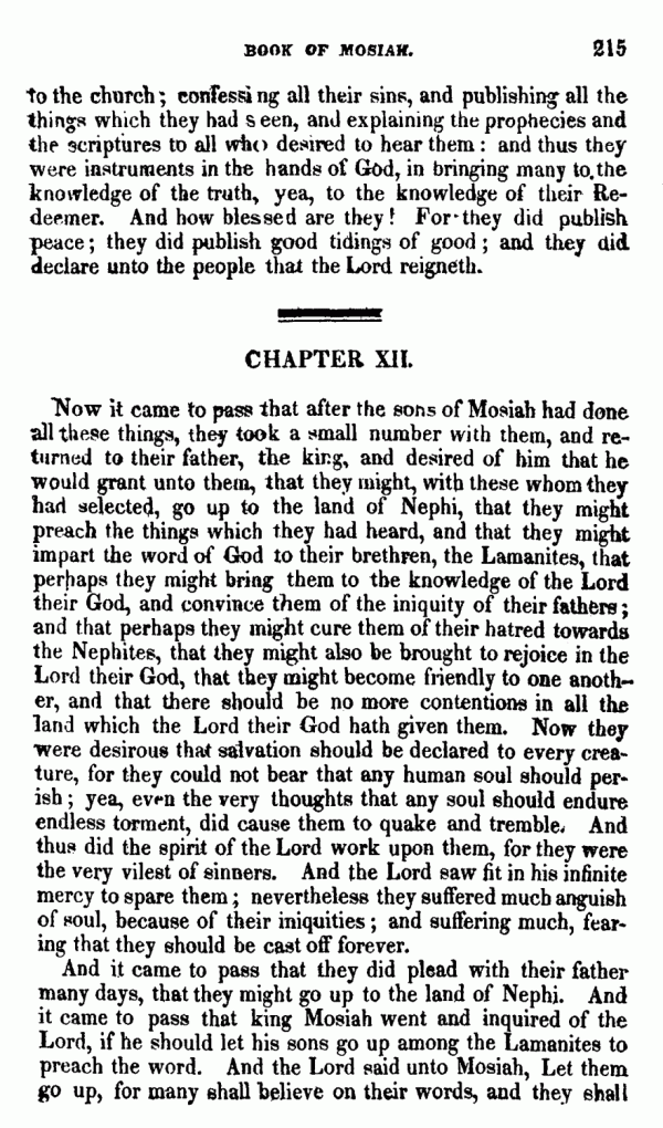 Book Of Mormon - Mosiah - Page 215