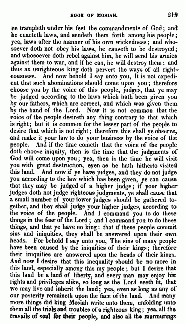 Book Of Mormon - Mosiah - Page 219