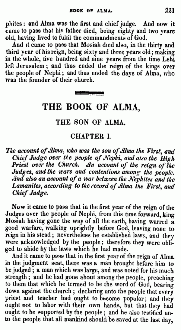 Book Of Mormon - Mosiah - Page 221