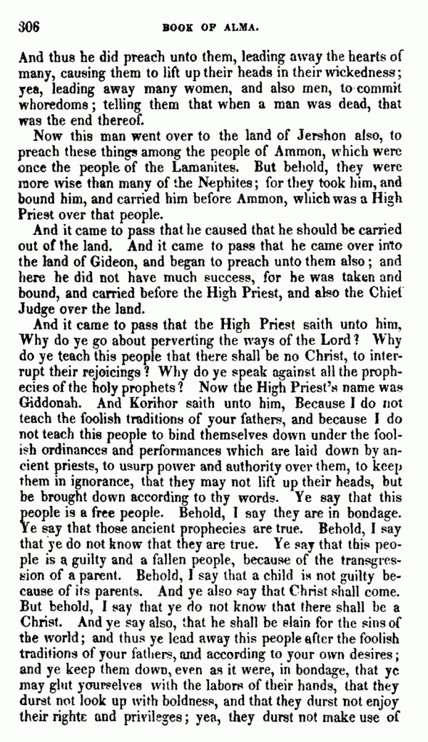 Book Of Mormon - Alma - Page 306