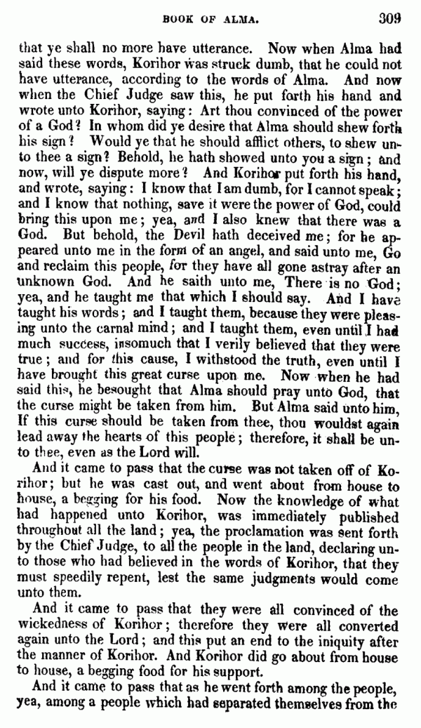 Book Of Mormon - Alma - Page 309