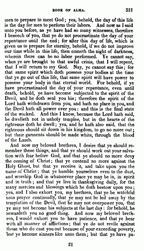 Book Of Mormon - Alma - Page 321