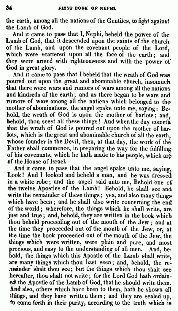Book Of Mormon - 1 Nephi - Page 34