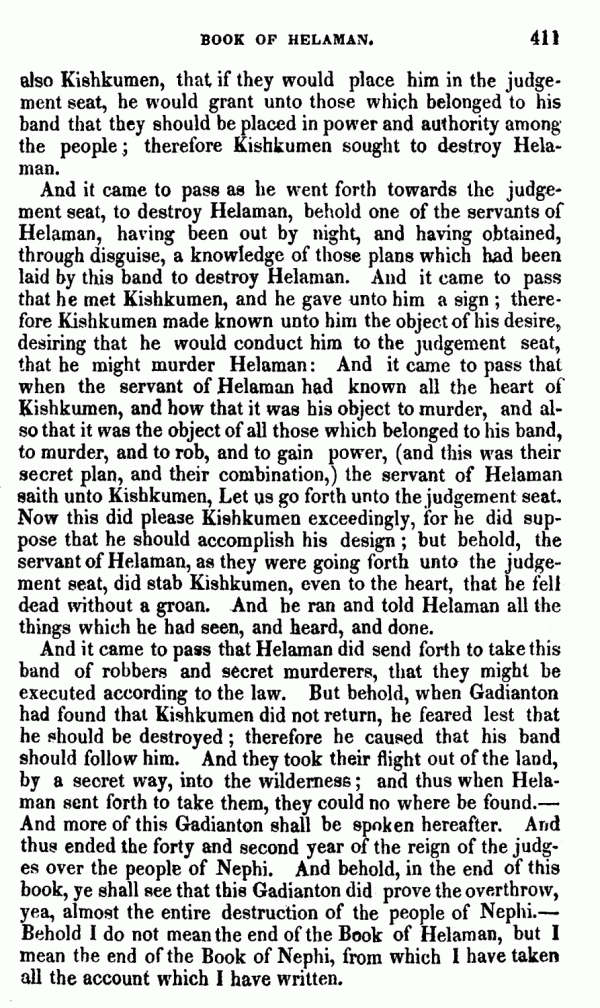 Book Of Mormon - Helaman - Page 411