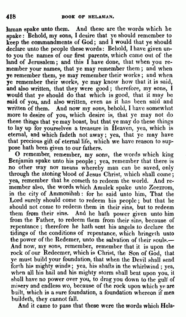 Book Of Mormon - Helaman - Page 418
