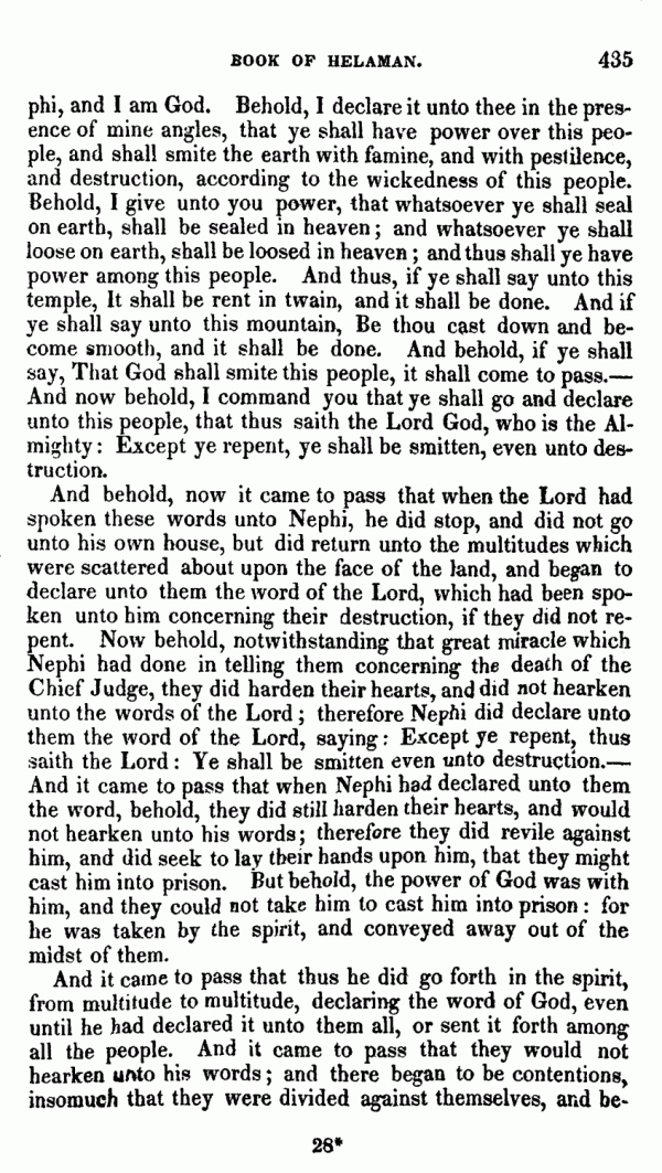 Book Of Mormon - Helaman - Page 435