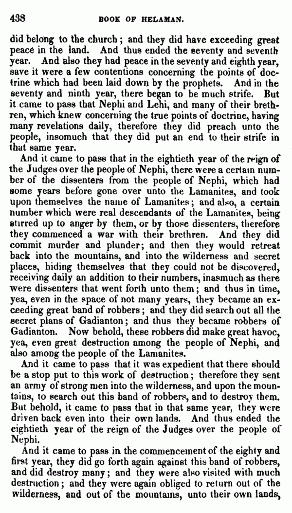 Book Of Mormon - Helaman - Page 438