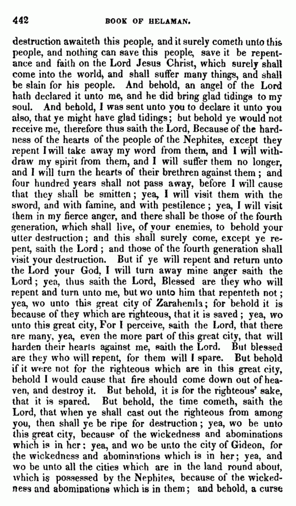 Book Of Mormon - Helaman - Page 442