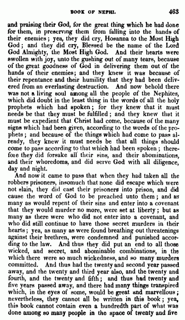 Book Of Mormon - 3 Nephi - Page 463