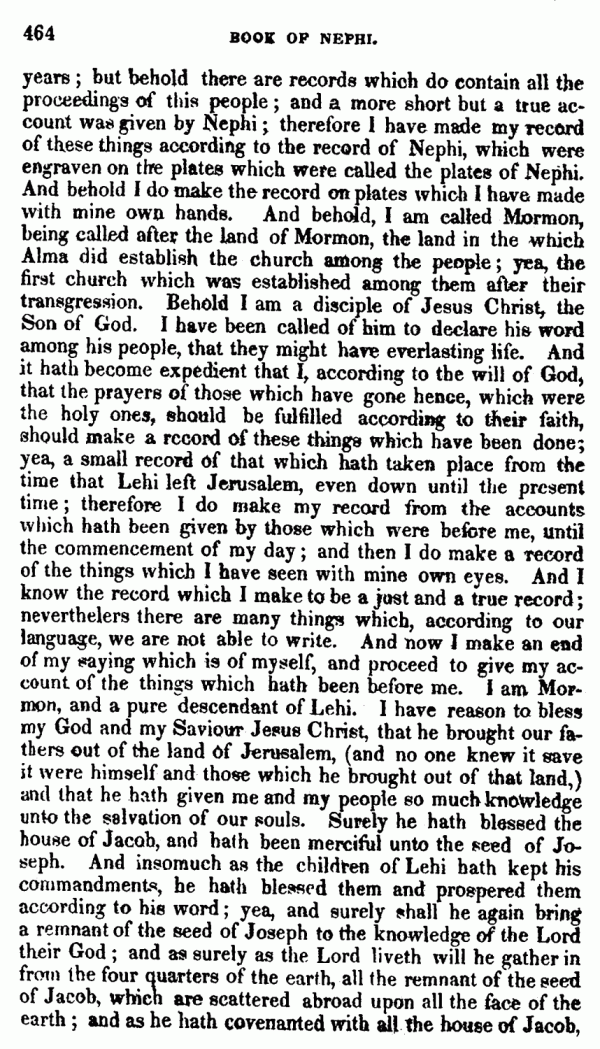 Book Of Mormon - 3 Nephi - Page 464