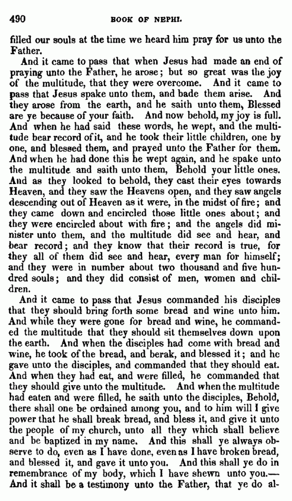 Book Of Mormon - 3 Nephi - Page 490