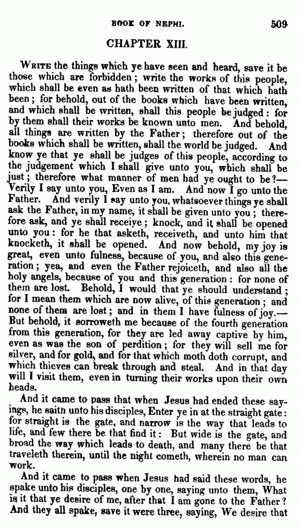 Book Of Mormon - 3 Nephi - Page 509
