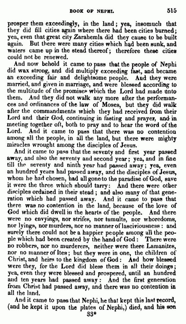 Book Of Mormon - 4 Nephi - Page 515