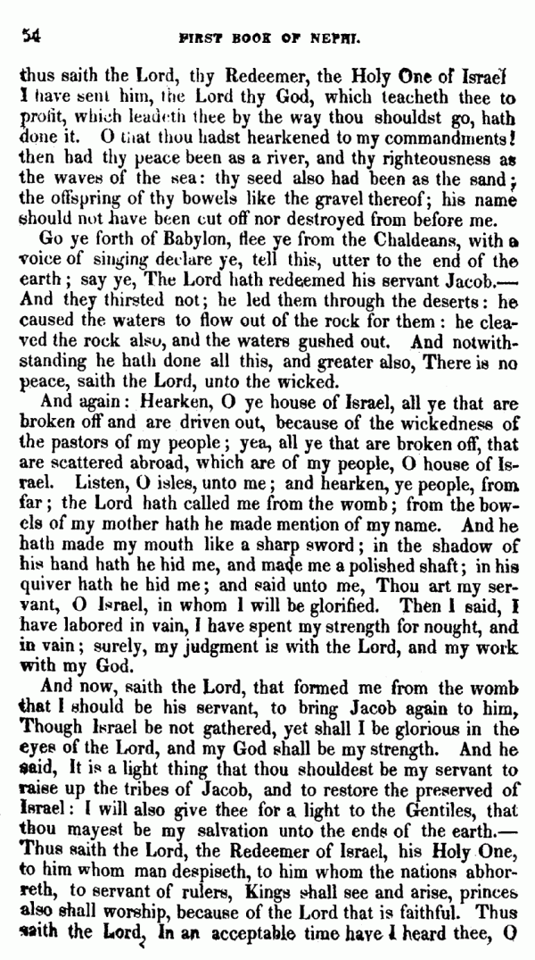 Book Of Mormon - 1 Nephi - Page 54