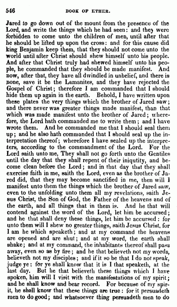 Book Of Mormon - Ether - Page 546