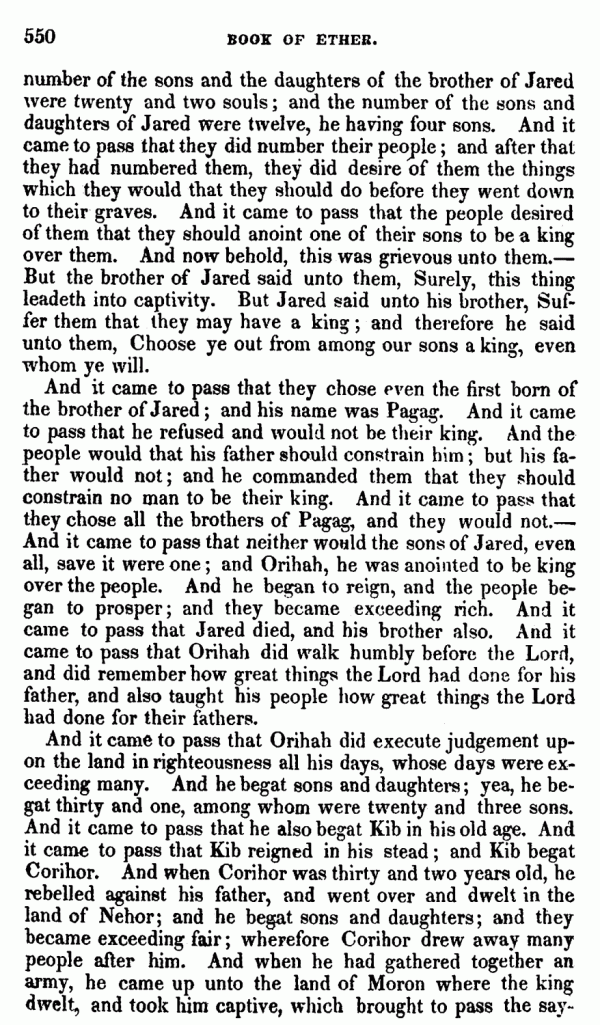 Book Of Mormon - Ether - Page 550