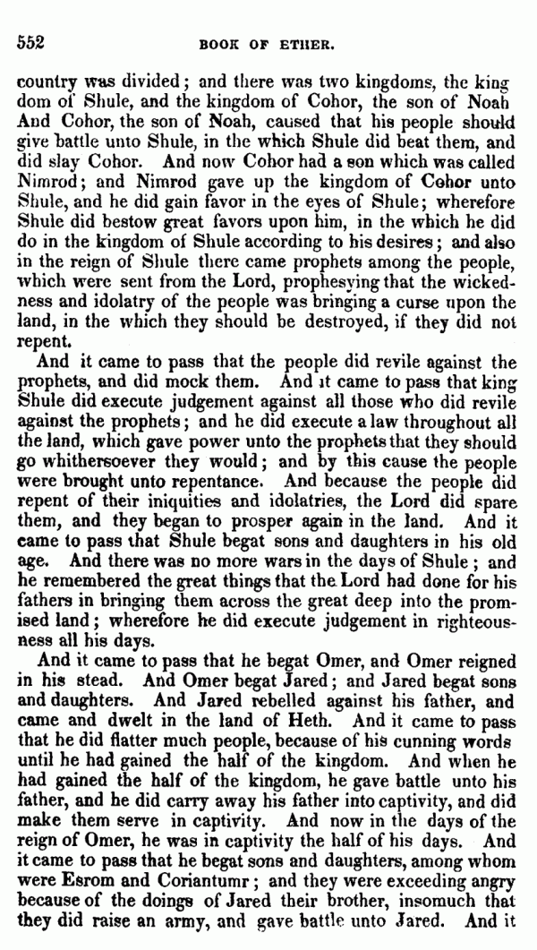 Book Of Mormon - Ether - Page 552