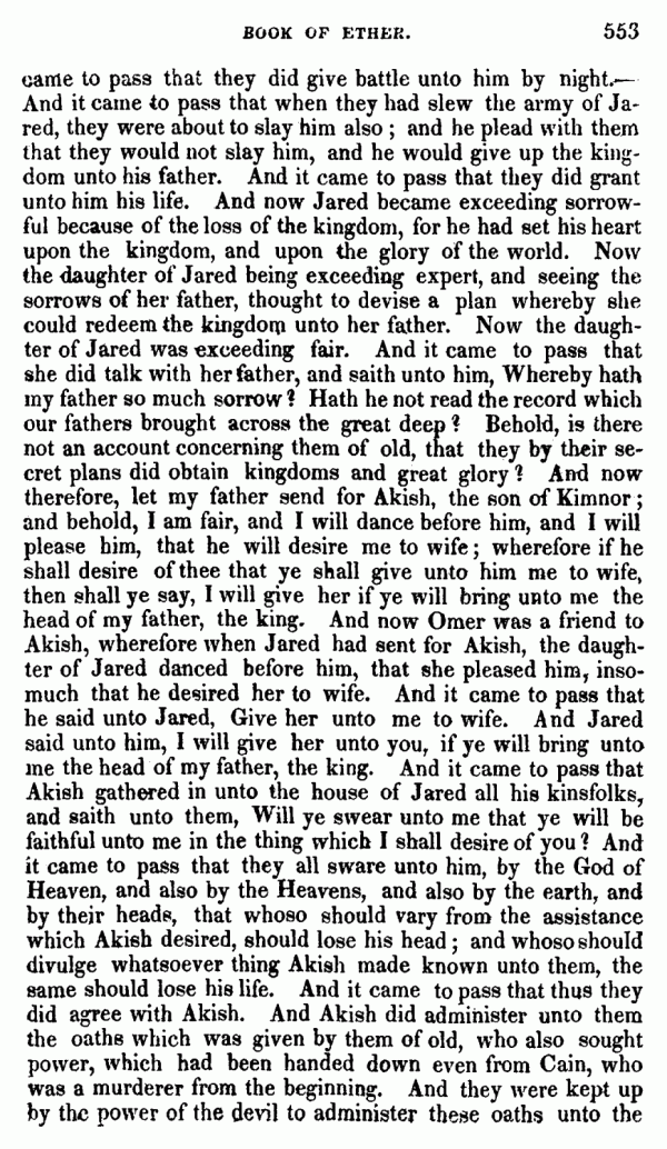 Book Of Mormon - Ether - Page 553