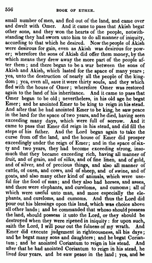 Book Of Mormon - Ether - Page 556