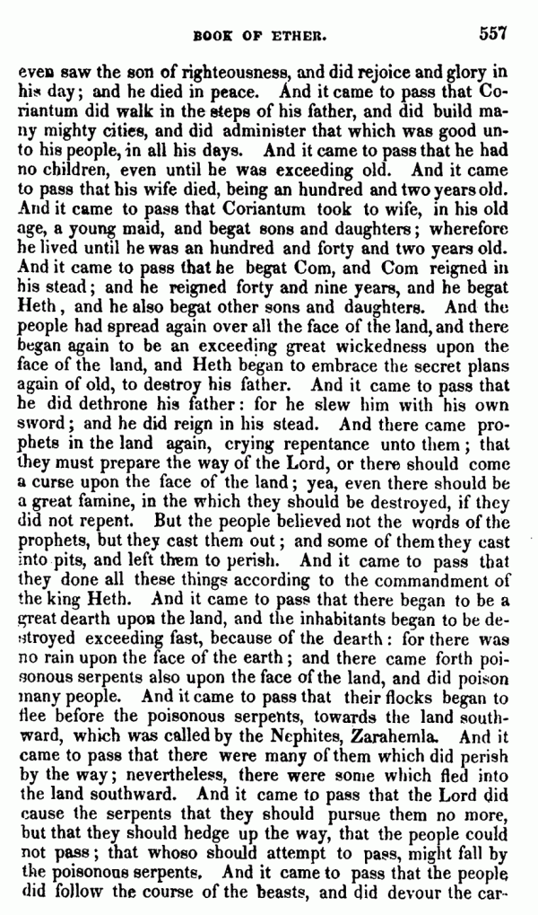 Book Of Mormon - Ether - Page 557